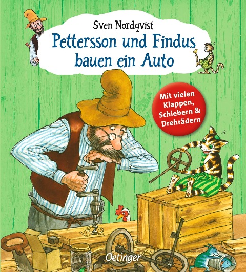 »Pettersson und Findus bauen ein Auto«  — OETINGER