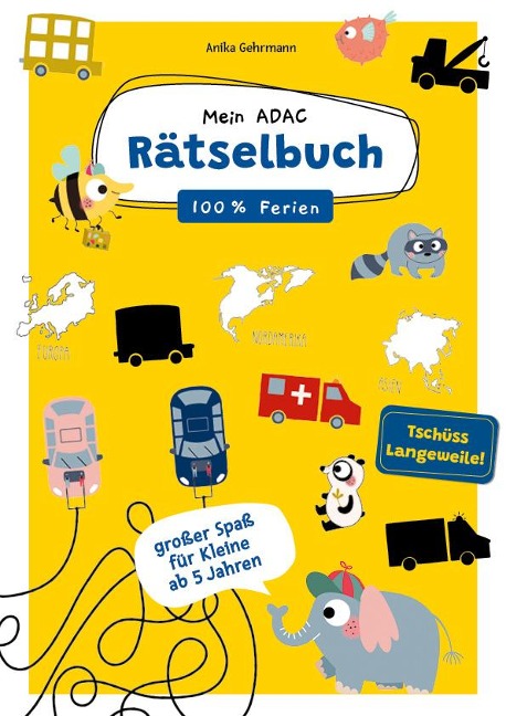 »Mein ADAC Rätselbuch - 100% Ferien« — HELMUT LINGEN