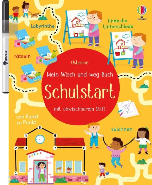 »Mein Wisch-und-weg-Buch: Schulstart« — USBORNE