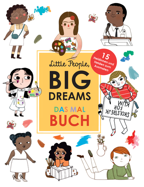 »Little People, Big Dreams: Das Malbuch« — Insel