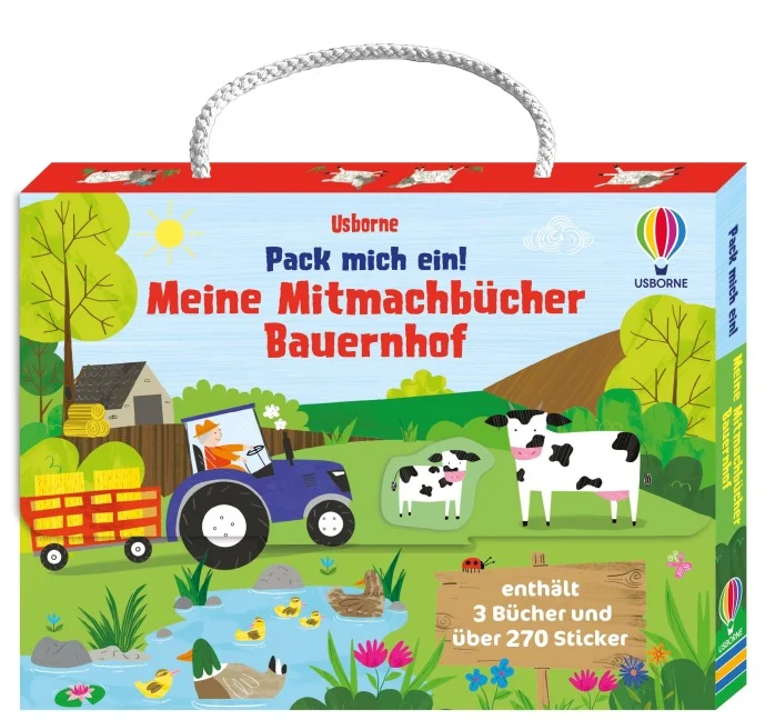 »Pack mich ein! Meine Mitmachbücher: Bauernhof« — USBORNE