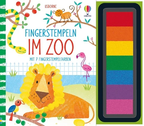 »Fingerstempeln: Im Zoo« — USBORNE