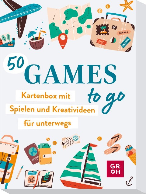 »50 Games to go - Kartenbox mit vielen Spielen und Kreativideen für unterwegs« — GROH