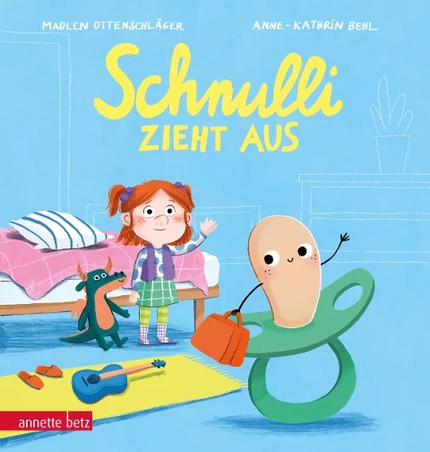 »Schnulli zieht aus - Ein 'Pappbilderbuch, dass Kinder beim Abschied vom Schnuller unterstützt« — ANNETTE BETZ