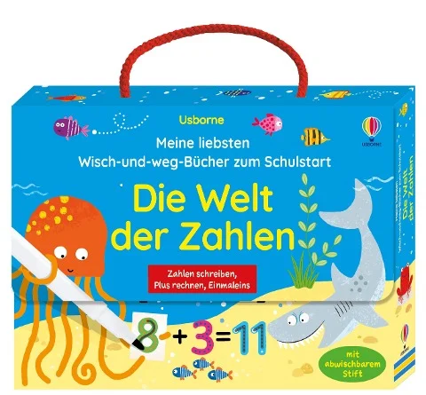 »Meine liebsten Wisch-und-weg-Bücher zum Schulstart: Die Welt der Zahlen« — USBORNE