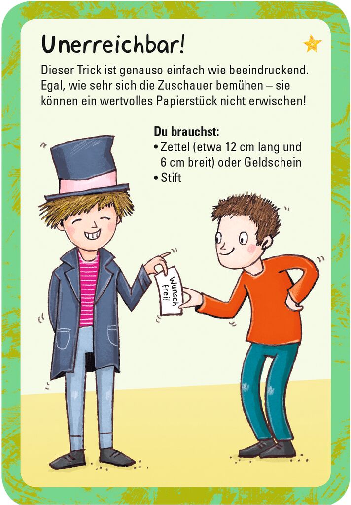 »50 Zaubertricks mit Papier und Schnur«  — MOSES