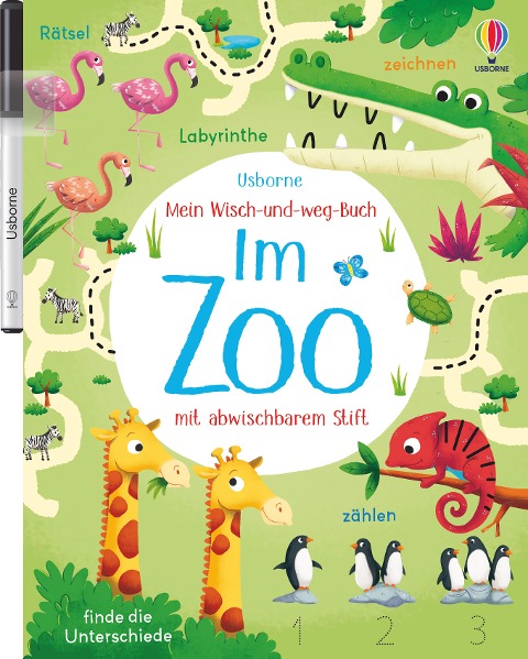 »Mein Wisch-und-weg-Buch: Im Zoo« — USBORNE