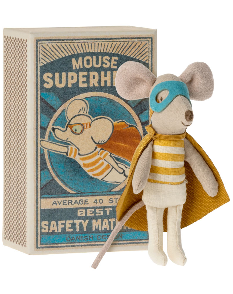 »SUPER HERO MOUSE, SMALL BOY«  — MAILEG