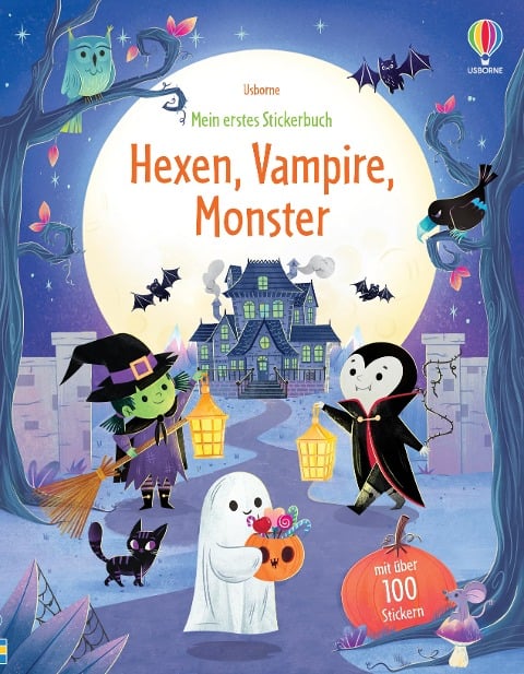 » Mein erstes Stickerbuch: Hexen, Vampire, Monster« — USBORNE