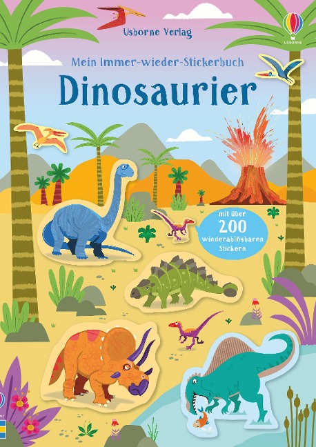 »Mein Immer-wieder-Stickerbuch: Dinosaurier« — USBORNE
