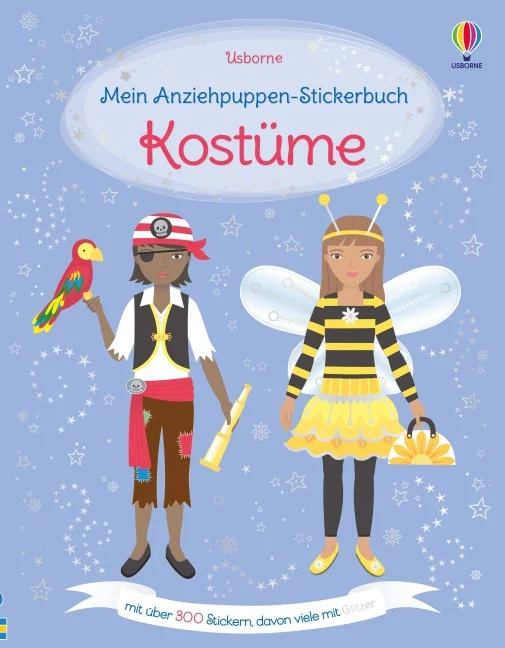 »Mein Anziehpuppen-Stickerbuch: Kostüme« — USBORNE