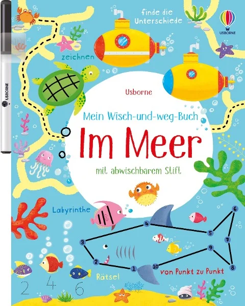 »Mein Wisch-und-weg-Buch: Im Meer« — USBORNE