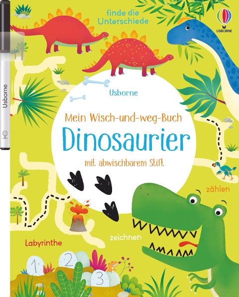»Mein Wisch-und-weg-Buch: Dinosaurier« — USBORNE