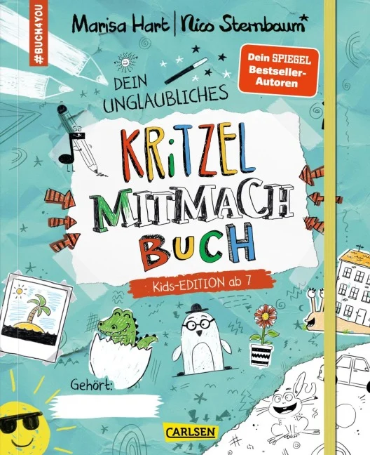 »#buch4you: Dein unglaubliches Kritzel-Mitmach-Buch« —CARLSEN