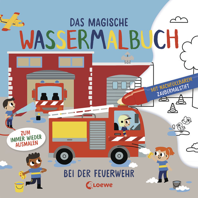 »Das magische Wassermalbuch - Bei der Feuerwehr« — LOEWE