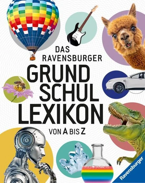 »Das Ravensburger Grundschullexikon von A bis Z bietet jede Menge spannende Fakten und ist ein umfassendes Nachschlagewerk für Schule und Freizeit« — RAVENSBURGER