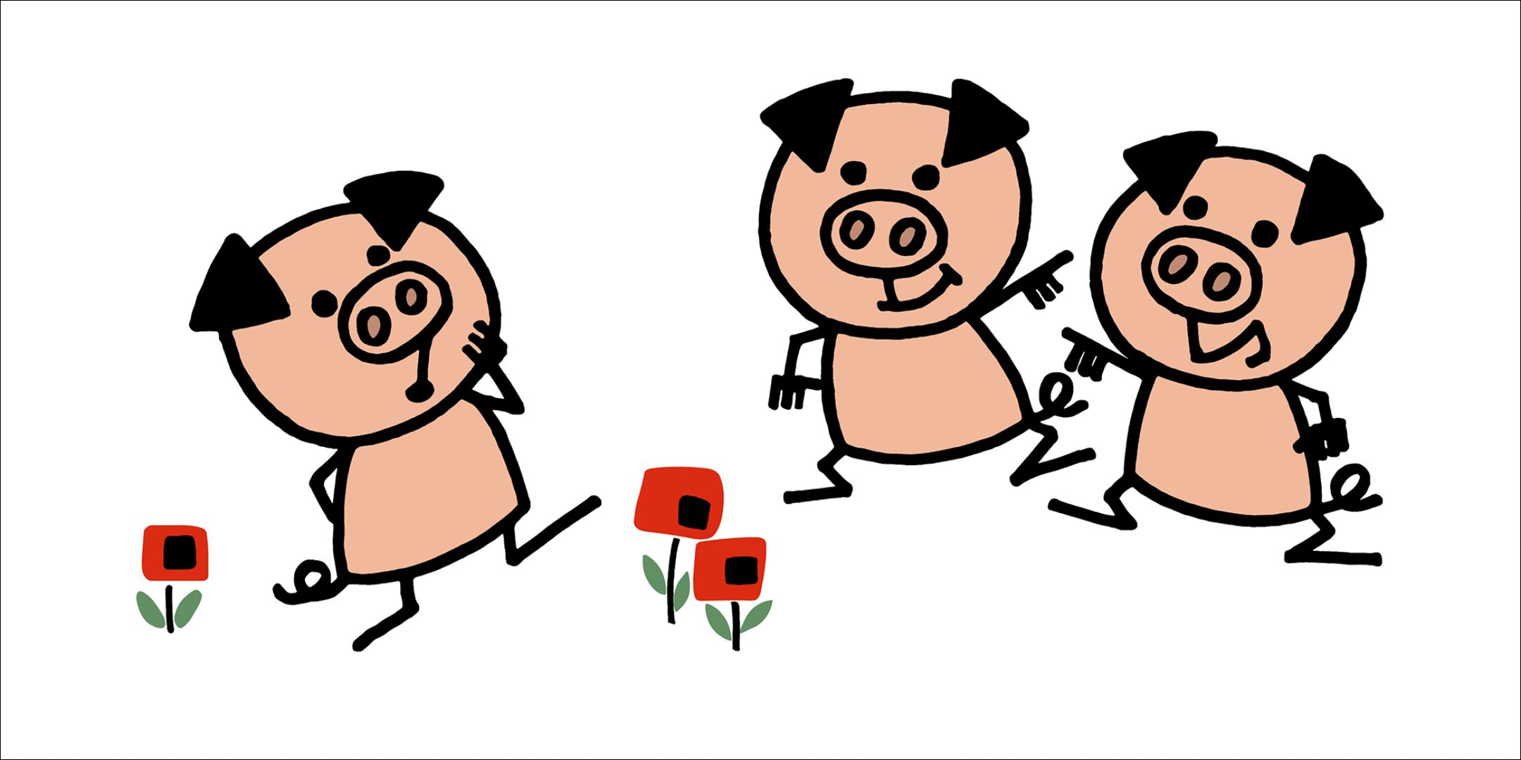 »Die drei kleinen Schweinchen« — INSEL