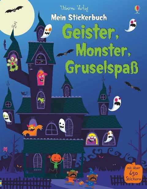 »Mein Stickerbuch: Geister, Monster, Gruselspaß« — USBORNE