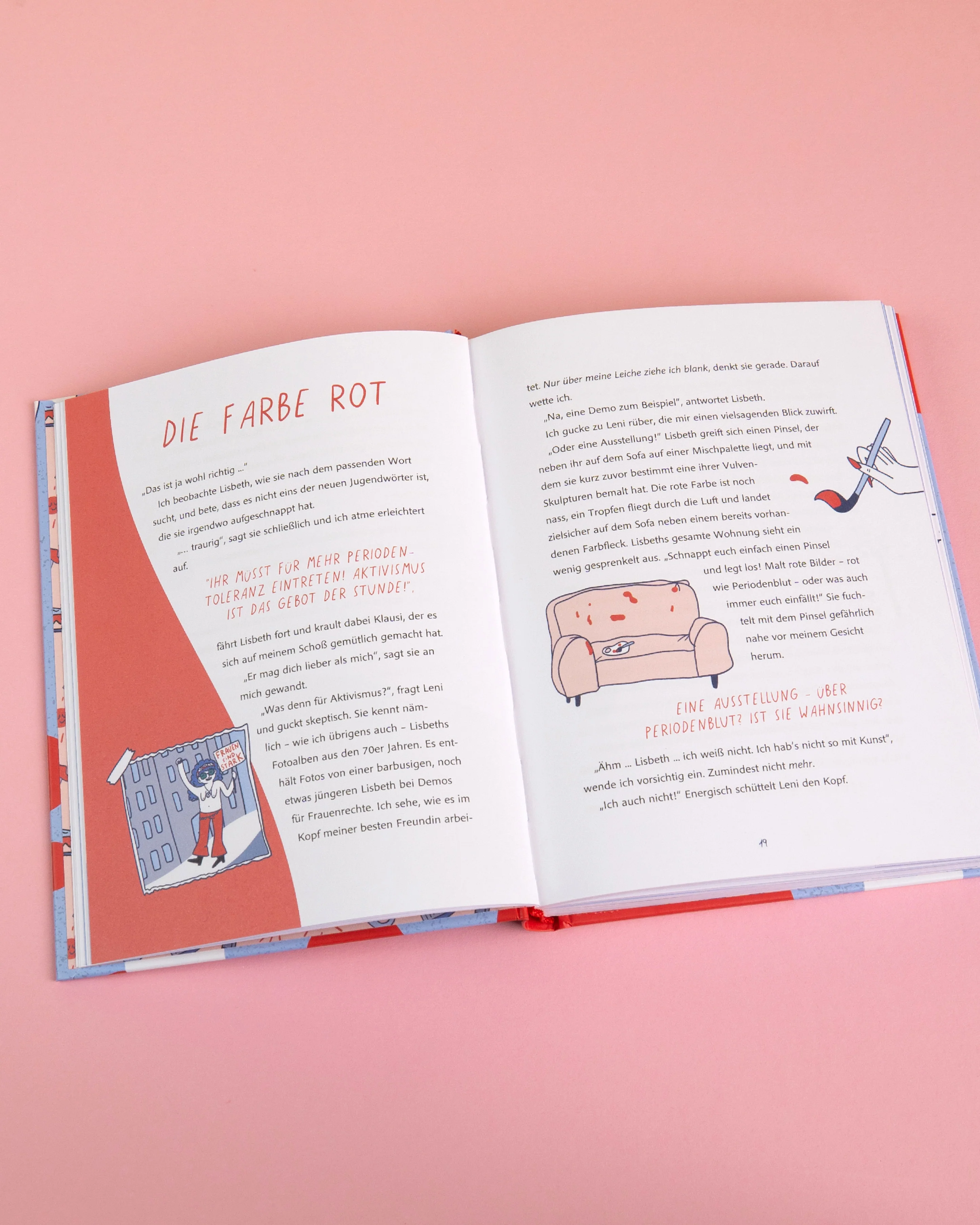 »Peggys Perioden-Projekt - Paint it red!« — SÜDPOL