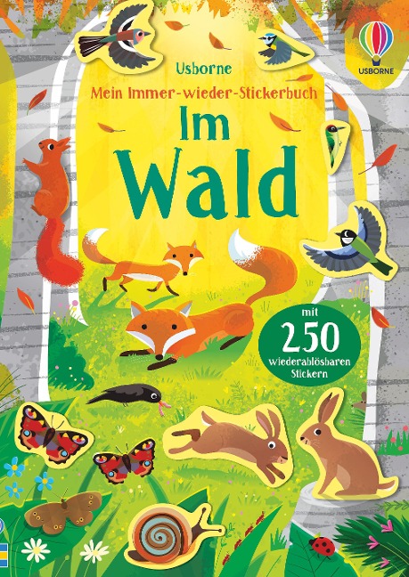 »Mein Immer-wieder-Stickerbuch: Im Wald« — USBORNE